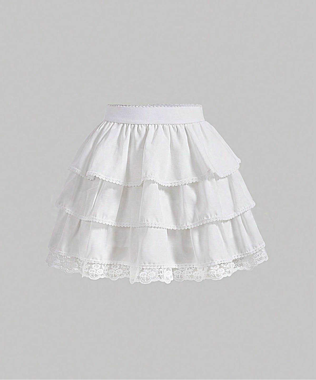 Lace Ruffle Skirt