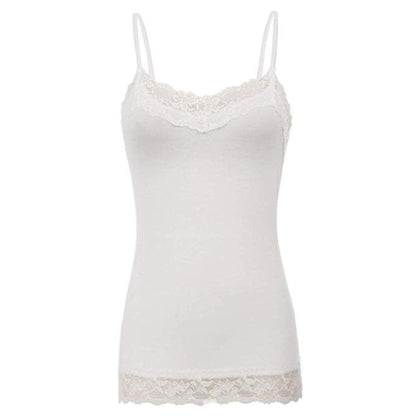Lace trim camisole
