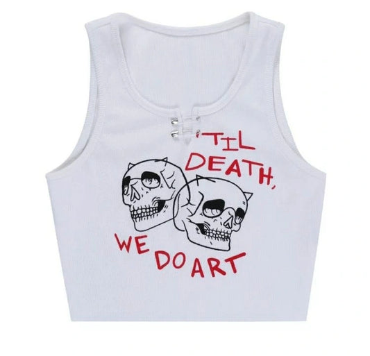 Till Death We Do Art Tank Top
